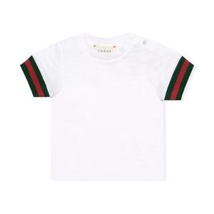 Authentic Gucci Kids Web Detail T Shirt